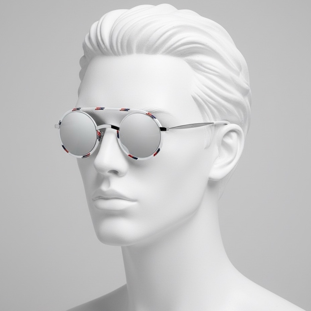 New Christian DIOR SYNTHESIS 01 Spotted Whte Red/light Grey Silver (T2G/…